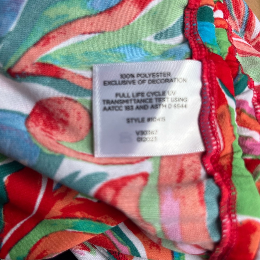 Coolibar Hokulani Ruche Swim Shirt - Picture 9 of 10